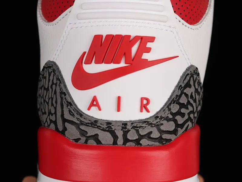 All categories Air Jordan Jordan series basketball shoes Air Jordan 3 foreign trade version Air Jordan 3 Retro "Fire Red" AJ3 Joe 3 new flame red DN3707-160